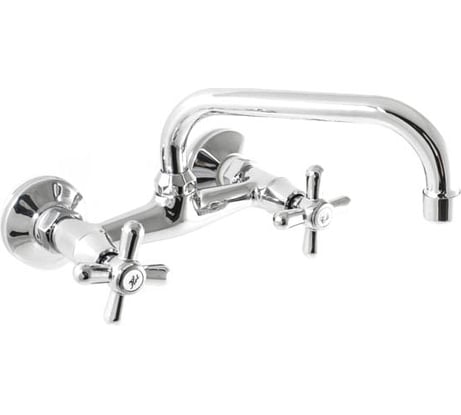 Смеситель для кухни SANTREK СТЕНА AQUA-495 "CLASSIC" 1/2 м/к Крест SL595 276633