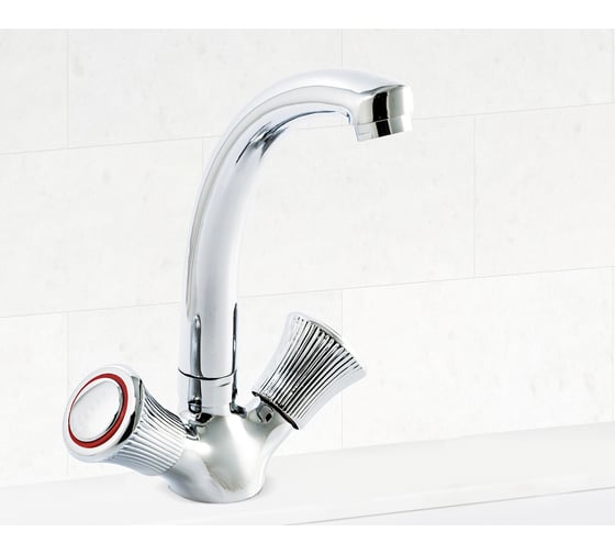 Смеситель для кухни SANTREK AQUA-410 "CLASSIC" LUX 1/2 м/к Лира SL 535 123430 1