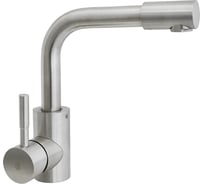 Смеситель для кухни SANTREK AQUA-960 "INOX" d-35 нержавеющая сталь, низкий Г-образный излив 288282