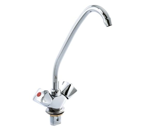 Смеситель для кухни SANTREK AQUA-200 "NOSTALGIE" 1/2 м/к на гайке Квадро SL504 276747 1