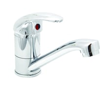 Смеситель для кухни SANTREK AQUA-765 "STANDART" d-35 SB88 короткий нос 123510