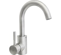 Смеситель для кухни SANTREK AQUA-940 "INOX" d-35 нержавеющая сталь, низкий излив 288280