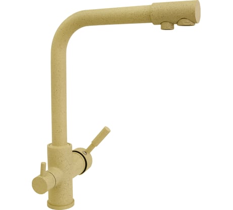 Смеситель для кухни SANTREK AQUA-1001 "PRESTIGE" (SAP-1001) d-35 с подключением фильтра питьевой воды,песочный 283068