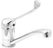 Смеситель для кухни SANTREK AQUA-630 "MODERN" d-40 на гайке, средний нос SB35 Хирургический 276683