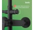 Смеситель IDDIS с верхним душем и изливом, черный матовый, ray RAYBL3Fi06 3