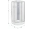 Душевая кабина Teymi Lina White 90x90 с низким поддоном T00103W ЦБ-00266642 13