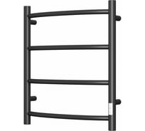 Электрический полотенцесушитель Teymi Lina П4 50x60, с таймером, подключение левое/правое, черный матовый E80115TB ЦБ-00265232