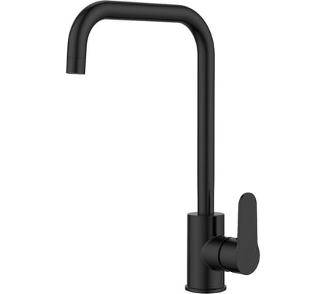 Смеситель для кухни Milardo черный матовый poli POLBLL0M05