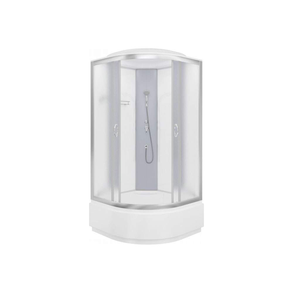 Душевая кабина Teymi Lina White 100x100 с высоким поддоном T00105W ЦБ ...