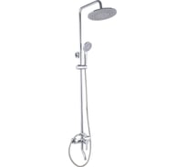 Душевая система с тропическим душем Milardo stripe STRSB1FM06
