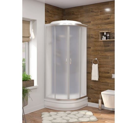 Душевая кабина Teymi Lina White 80x80 с низким поддоном T00102W ЦБ-00266640