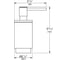 Дозатор жидкого мыла GROHE Selection хром/прозрачный белый 41028000 2