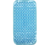 Коврик для ванны Аквалиния ПВХ, ромбы, массажный, синий 6434-2