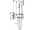 Комплект для гигиенического душа Hansgrohe Bidette E 29233700 00000125486 2