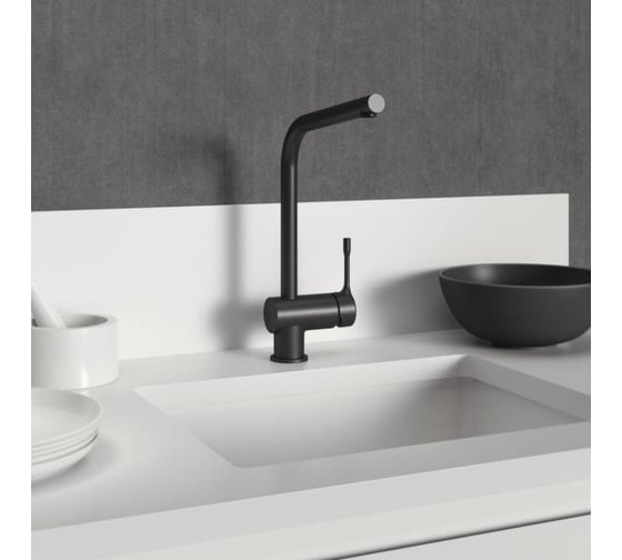 Bc174xg ceralook смеситель для кухни матовый черный Ideal Standard 00000096932