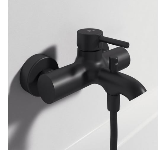 Смеситель для ванны  Ideal Standard Bc199xg ceraline матовый черный 00000093718