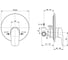 Cмеситель для душа Ideal Standard A6757aa ceraflex 00000086938 7