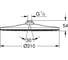 Верхний душ GROHE Rainshower 310 Mono, белая луна 26561LS0 3
