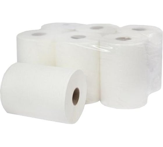 Бумажные полотенца ООО Комус Jasmin 1 слой, 6 рул/уп, 20x25 см, 160 м 1647011