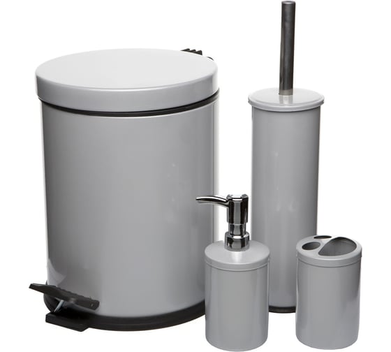 Набор для ванны NAVAKO Aquila 4set grey 11085