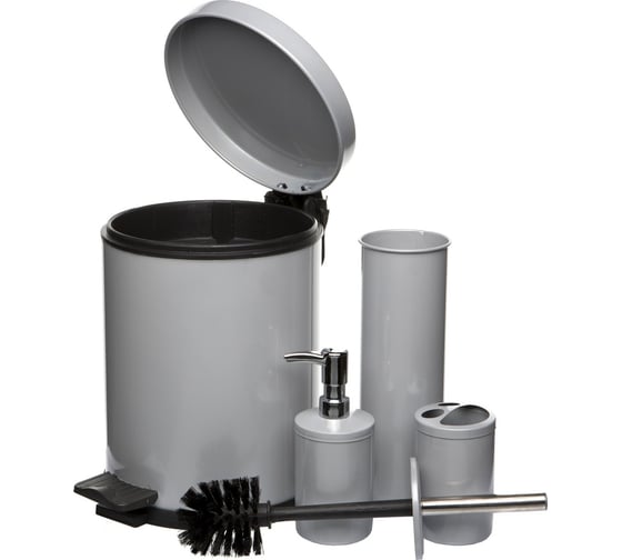 Набор для ванны NAVAKO Aquila 4set grey 11085