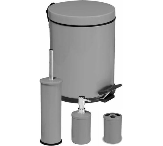 Набор для ванны NAVAKO Aquila 4set grey 11085