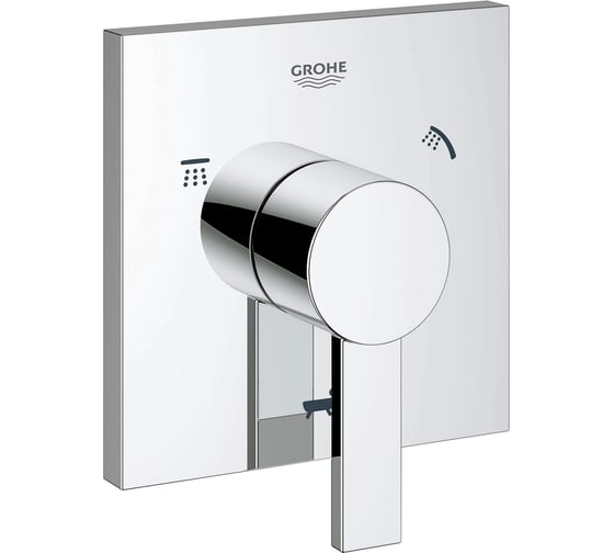 Внешняя часть переключателя GROHE Allure, хром 19590000 1
