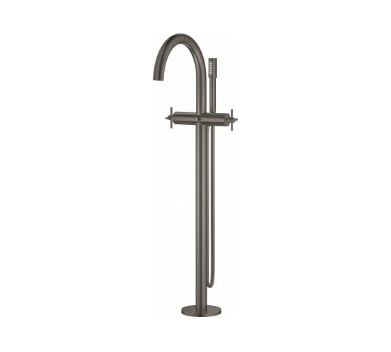 Внешняя часть свободностоящего смесителя для ванны GROHE Atrio New, темный графит матовый 25044AL3