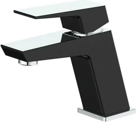 Смеситель для умывальника ARGOTECH grano new, хром/чёрный, d-35 43306 1
