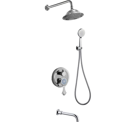 Встраиваемый комплект на 3 выхода Bronze de Luxe Yasmina NT800/B02