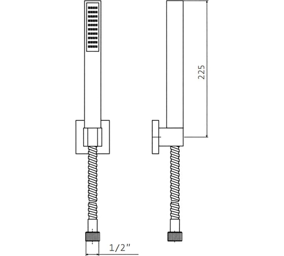Душевой гарнитур Mamoli BLADE Chrome PD400001
