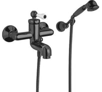 Cмеситель для ванны Mamoli COUNTRY с душевым гарнитуром Matt black 1290FS11002K