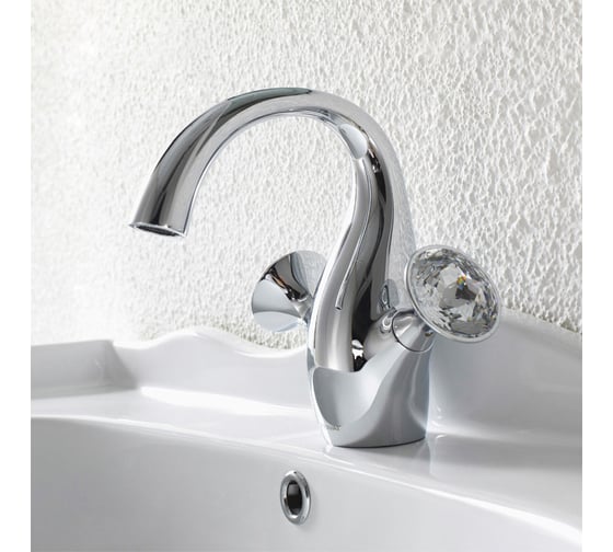 Смеситель для умывальника BRAVAT SWAN F14287C-ENG
