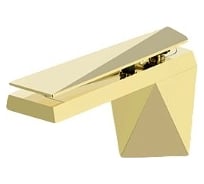 Смеситель для умывальника BRAVAT DIAMOND S (Golden), однорычажный F118102G-ENG