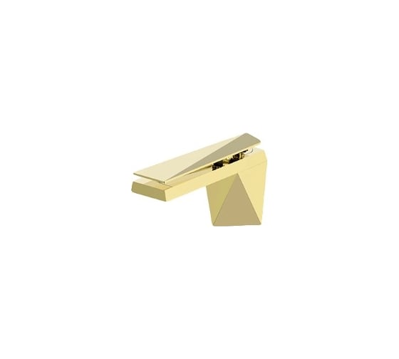 Смеситель для умывальника BRAVAT DIAMOND S (Golden), однорычажный F118102G-ENG 1