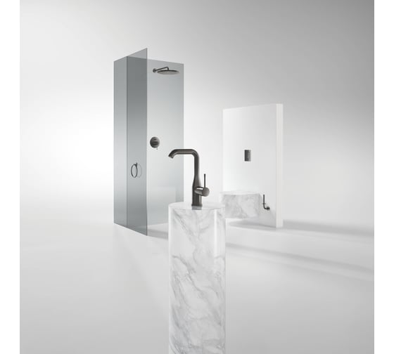 Верхний душ с кронштейном GROHE 1 режим, темный графит матовый 26066al0 00000078983