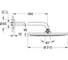 Верхний душ с кронштейном GROHE Rainshower Cosmopolitan Metal, диаметр 310 мм, хром 26056000 2