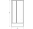 Душевой уголок Teymi Lina 90x90 с низким поддоном, матовые стекла T00108 ЦБ-00266643 12