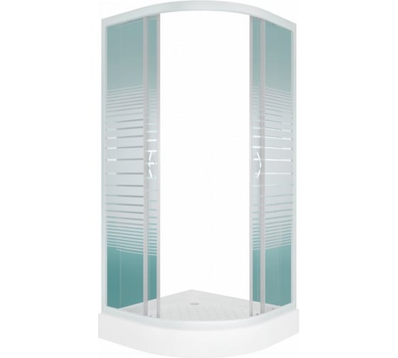 Душевой уголок Teymi Lina 90x90 с низким поддоном, матовые стекла T00109 ЦБ-00266644
