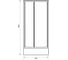 Душевой уголок Teymi Lina 90x90 с низким поддоном, матовые стекла T00109 ЦБ-00266644 12