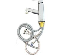 Смеситель для раковины / для кухни OUTE с выдвигающейся лейкой, хром, высота 170 мм T60633B