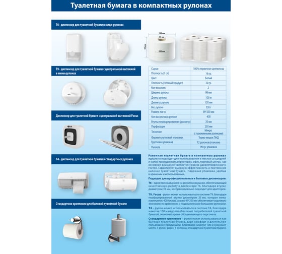 Туалетная бумага Jasmin 2 слоя, 12 рулонов, 9,9x25 100 м., d 3.5 см., с центральной вытяжкой (т6,т4,т9) Т100992