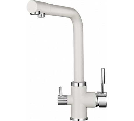 Комплект кухонный смеситель GRANULA2015 арктик + фильтр 2015 Арктик+АКС-002