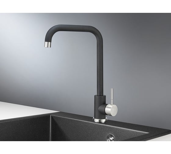 Смеситель для кухни GRANULA ST-4033 черный