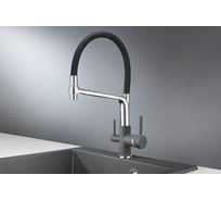 Смеситель для кухни GRANULA GR-0083 графит