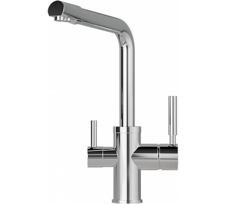 Комплект кухонный смеситель GRANULA2015 хром + фильтр 2015 Хром+АКС-002