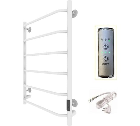 Полотенцесушитель Тругор Пэк сп 6 80x50, белый матовый ВГП 00292150