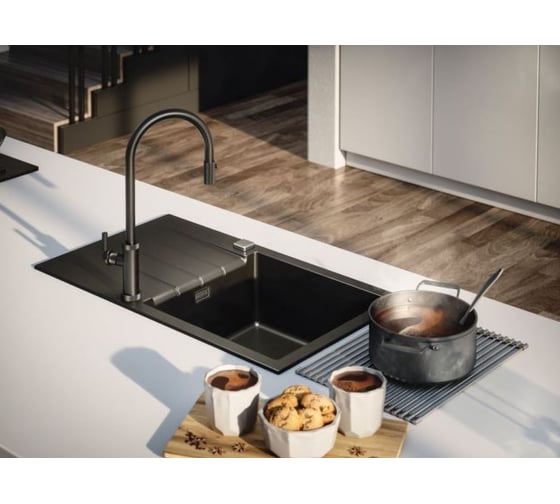 Смеситель для кухни ALVEUS nerina - ps black 1132179
