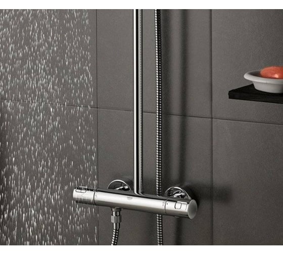 Душевая система с термостатическим смесителем GROHE Vitalio 210 хром 27965000