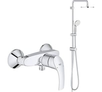 Душевая система со смесителем GROHE New Tempesta 200 хром 124410